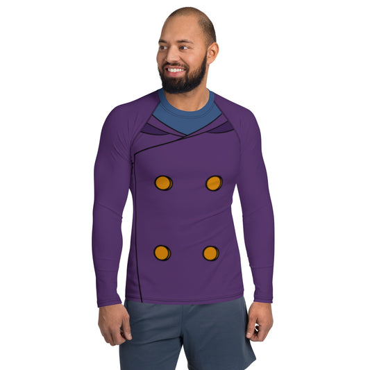 RUSH ORDER: Men's Darkwing Duck Inspired Athletic Long Sleeve Shirt