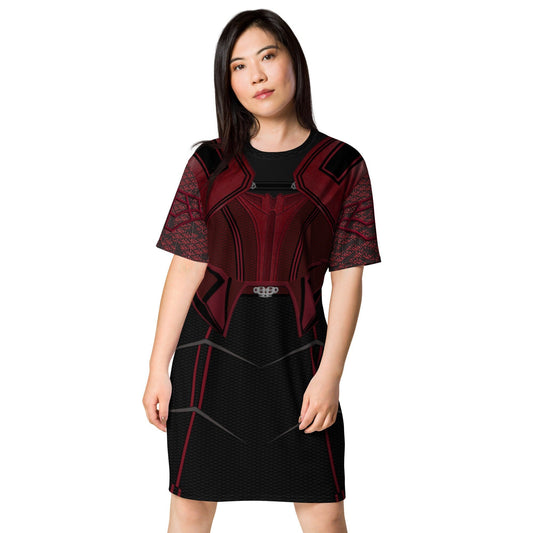 RUSH ORDER: Scarlet Witch Inspired T-shirt dress
