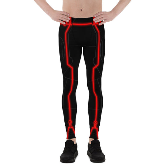 RUSH ORDER: Men's Red Tron Inspired Leggings