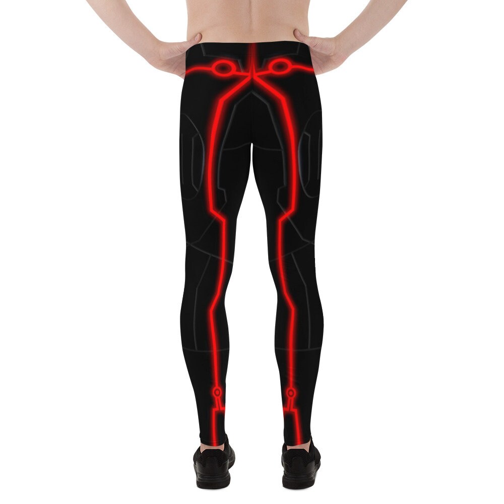 RUSH ORDER: Men's Red Tron Inspired Leggings