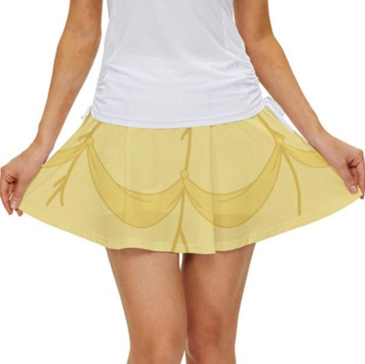 Belle Beauty and the Beast Inspired Sport Skater Skort