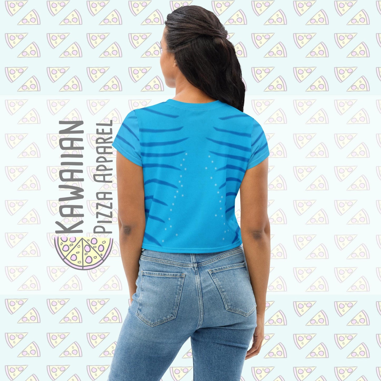 RUSH ORDER: All-Over Print Navi Inspired Crop Tee