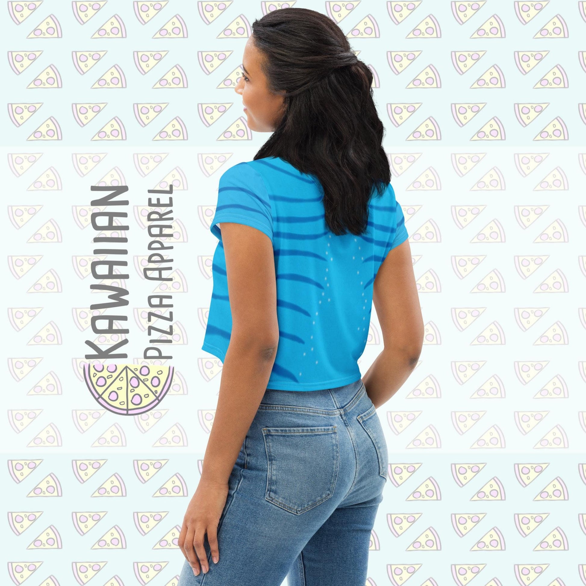 RUSH ORDER: All-Over Print Navi Inspired Crop Tee