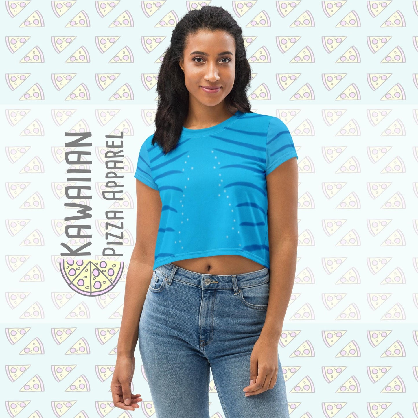 RUSH ORDER: All-Over Print Navi Inspired Crop Tee