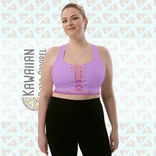 RUSH ORDER: Rapunzel Inspired Longline sports bra