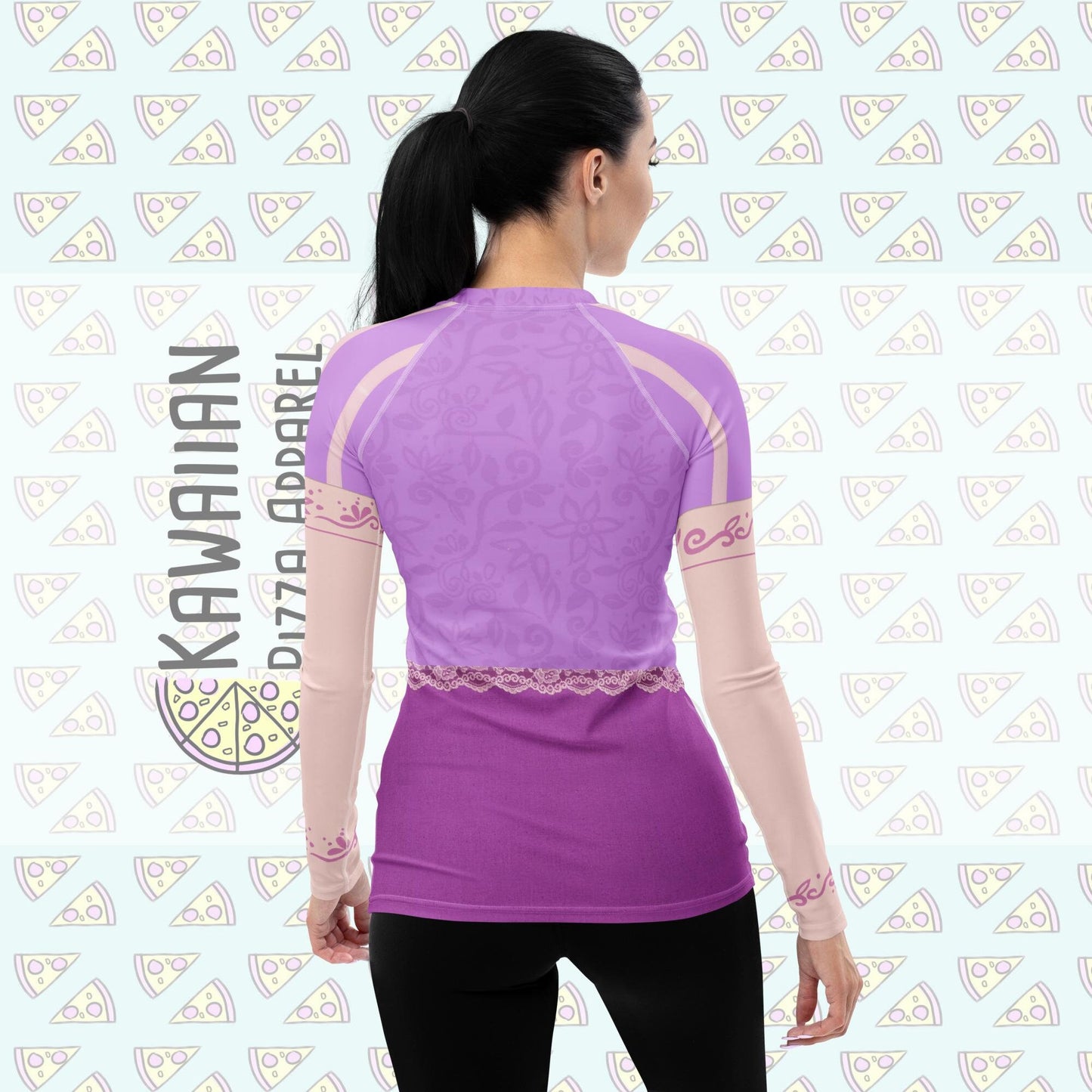 RUSH ORDER: Women's Rapunzel Inspired Long Sleeve ATHLETIC Shirt