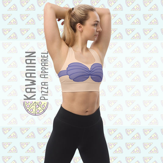 RUSH ORDER: Ariel Inspired Longline sports bra