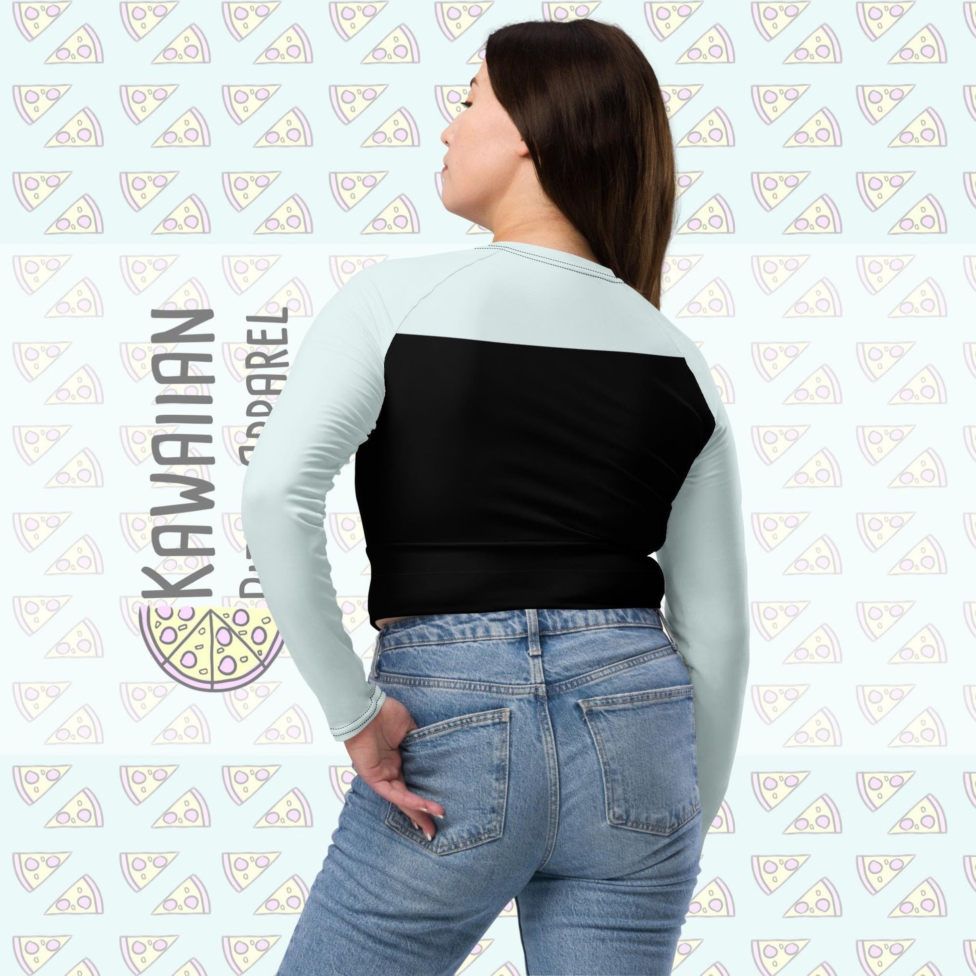 RUSH ORDER: Ariel Inspired Recycled long-sleeve crop top