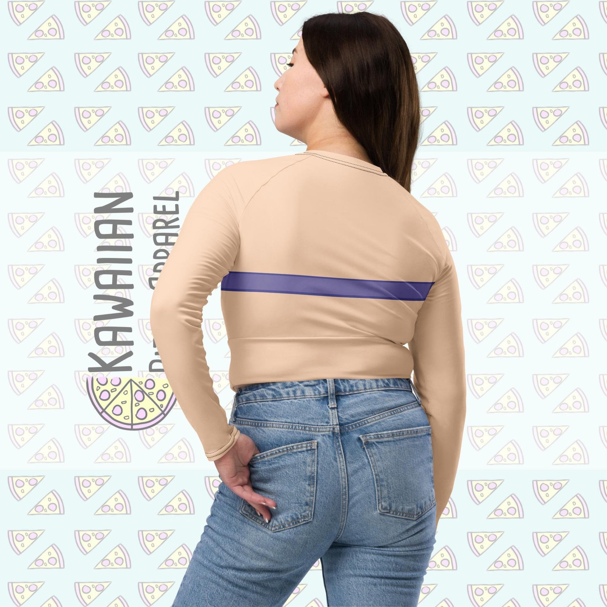 RUSH ORDER: Ariel Inspired Recycled long-sleeve crop top