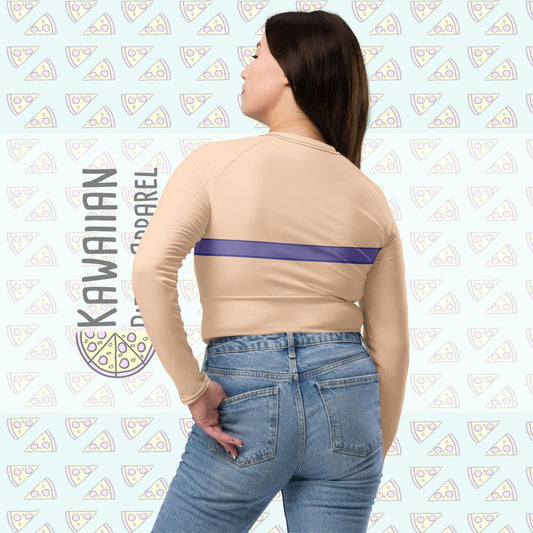 RUSH ORDER: Ariel Inspired Recycled long-sleeve crop top