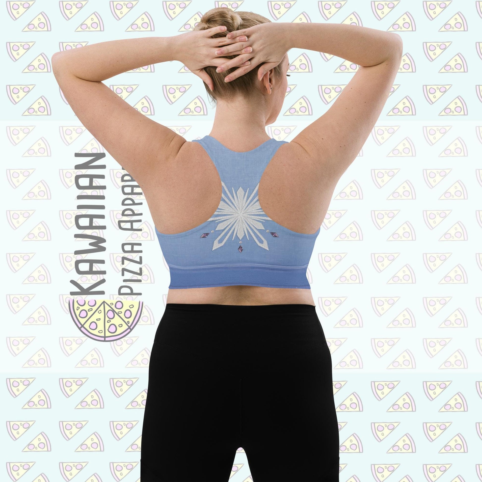 RUSH ORDER: Elsa Inspired Longline sports bra