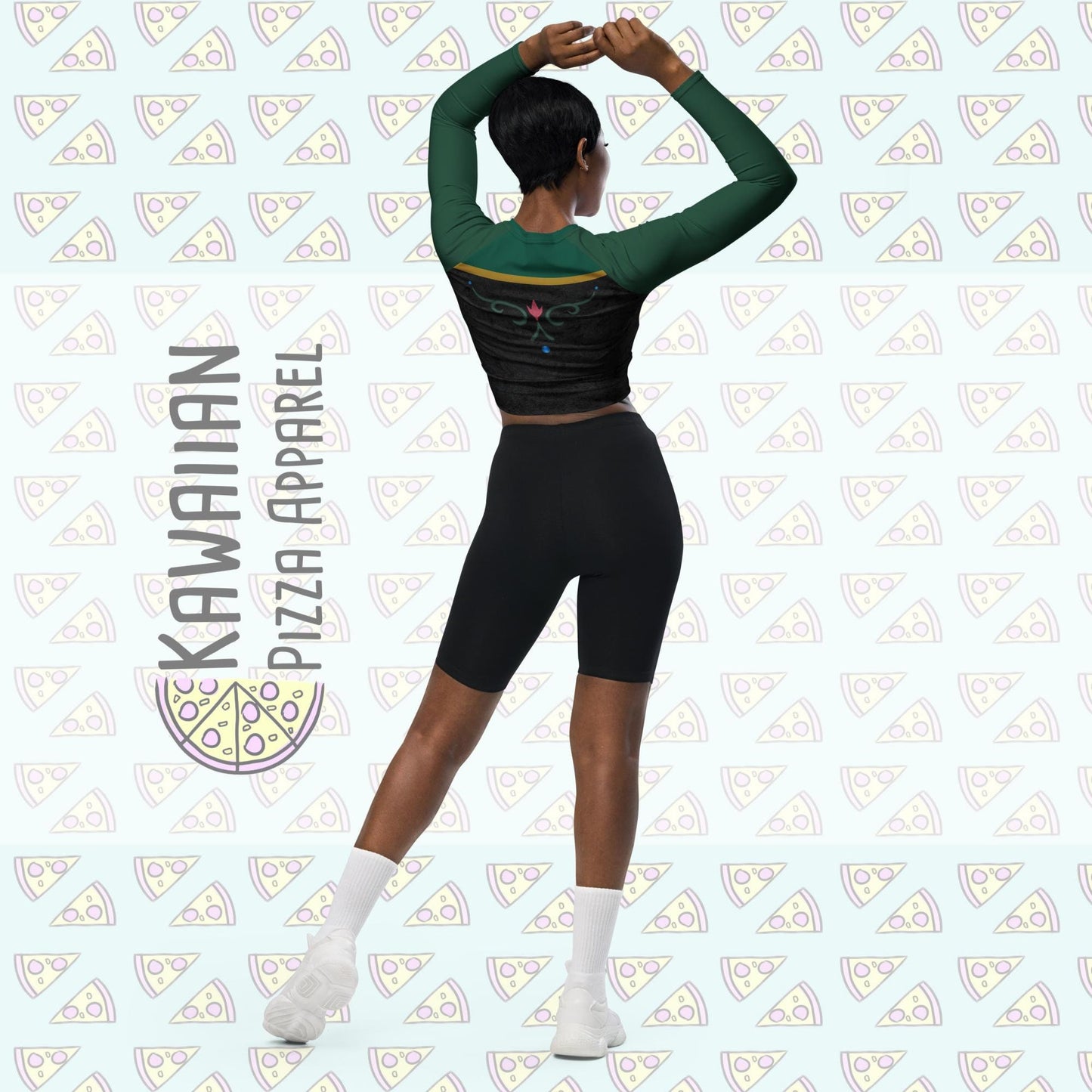 RUSH ORDER: Coronation Anna Inspired Recycled long-sleeve crop top
