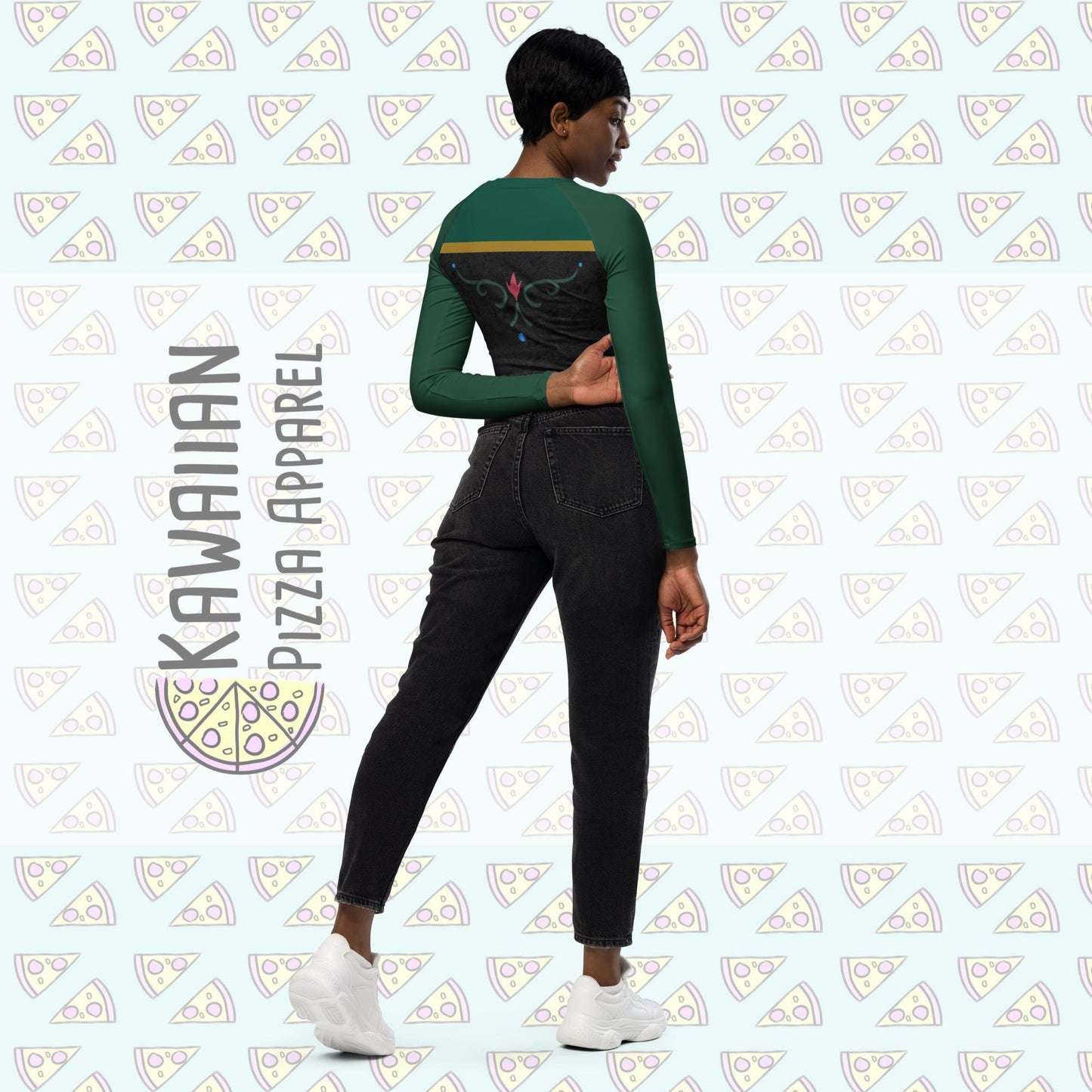 RUSH ORDER: Coronation Anna Inspired Recycled long-sleeve crop top