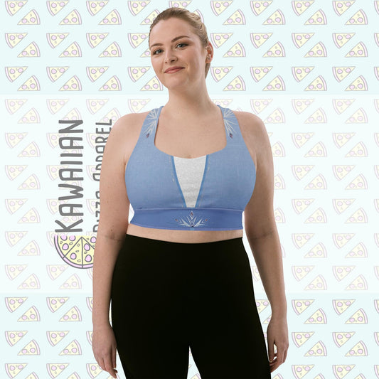 RUSH ORDER: Elsa Inspired Longline sports bra