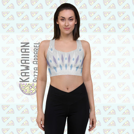 RUSH ORDER: Elsa Elements Inspired Longline sports bra