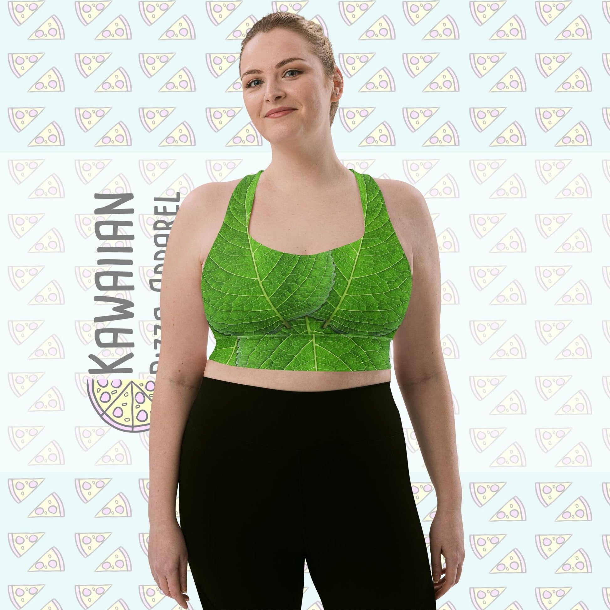 RUSH ORDER: Tinker Bell Inspired Longline sports bra