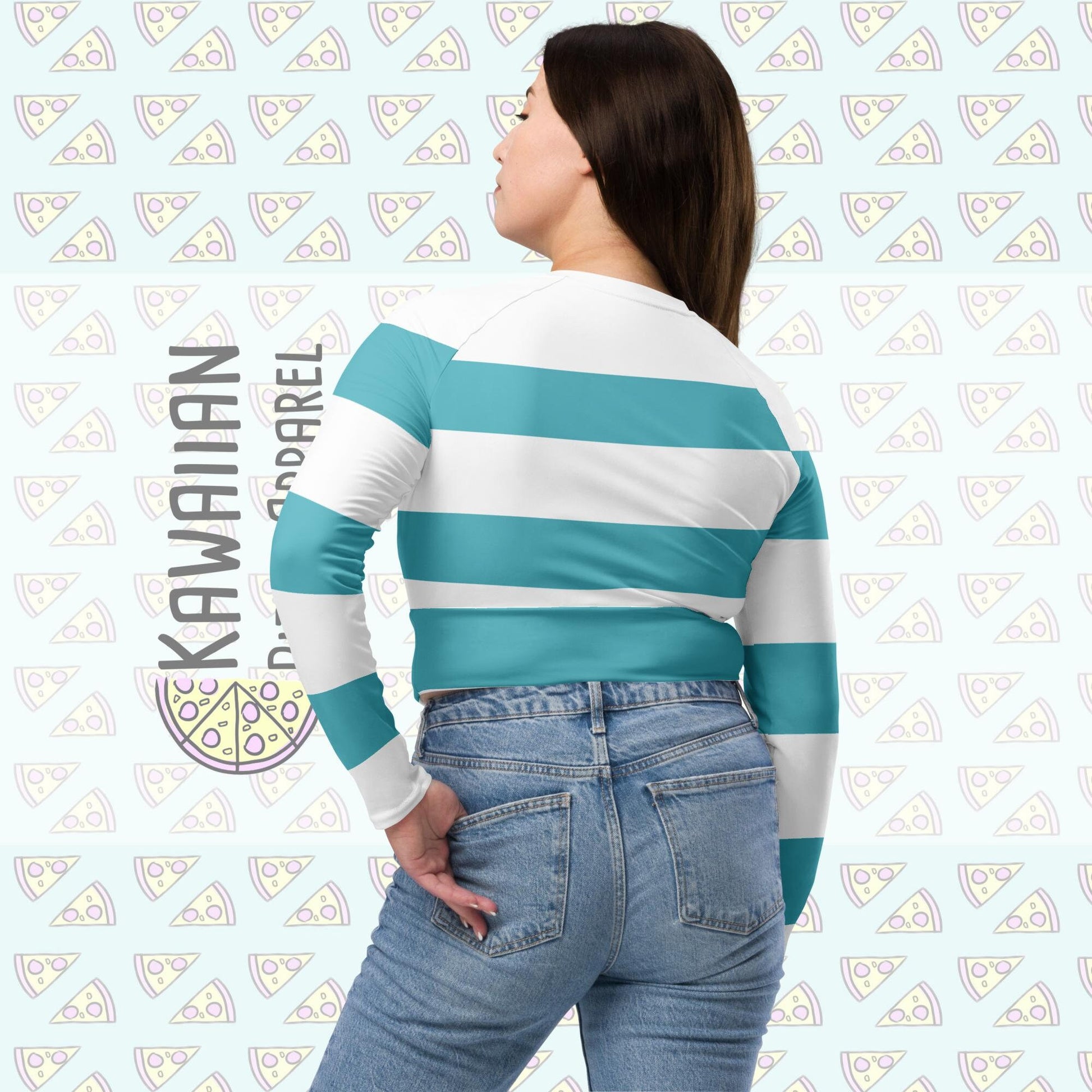 RUSH ORDER: Mr. Smee Inspired Recycled long-sleeve crop top