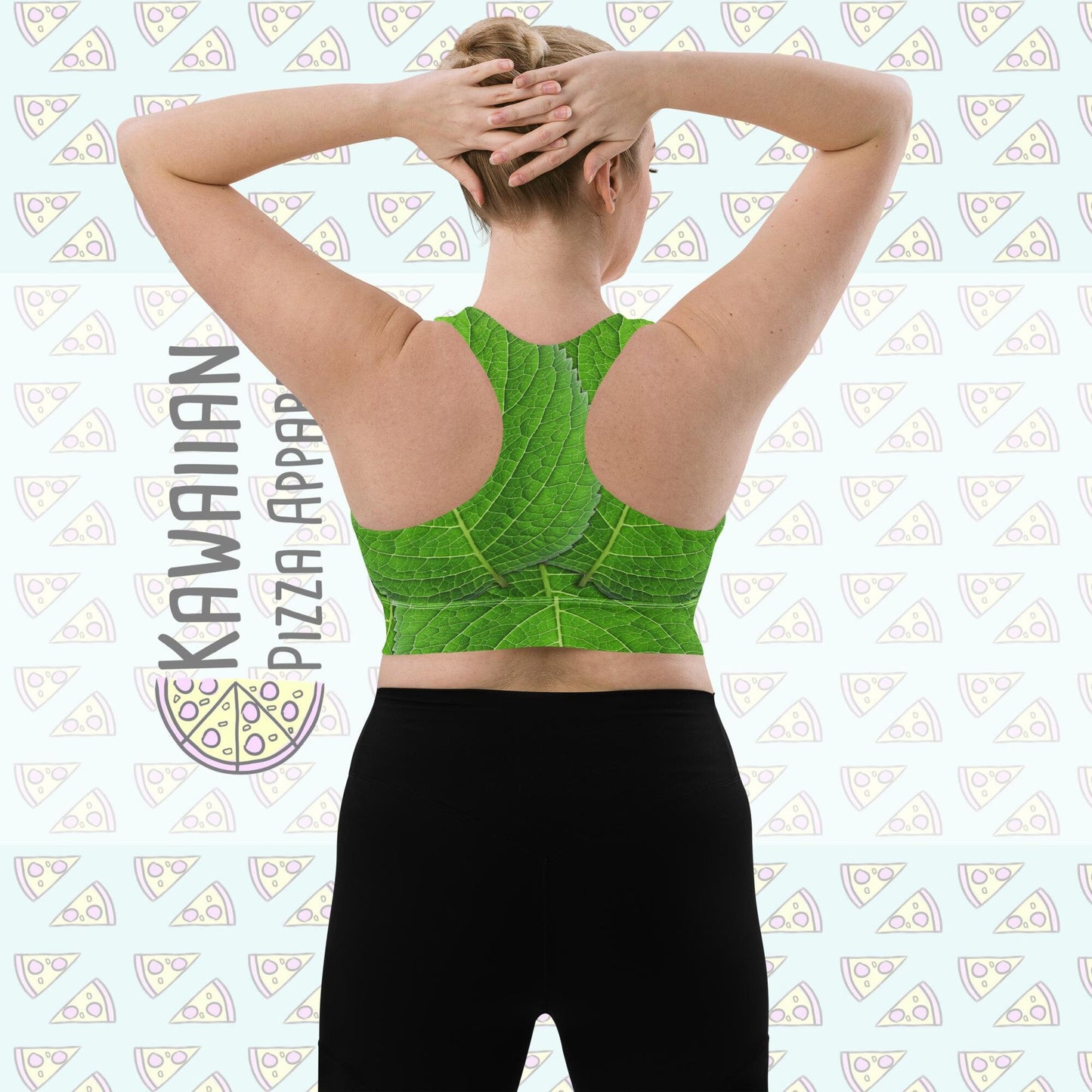 RUSH ORDER: Tinker Bell Inspired Longline sports bra