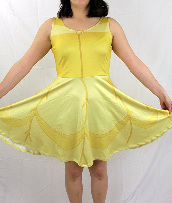 Belle Inspired Skater Dress