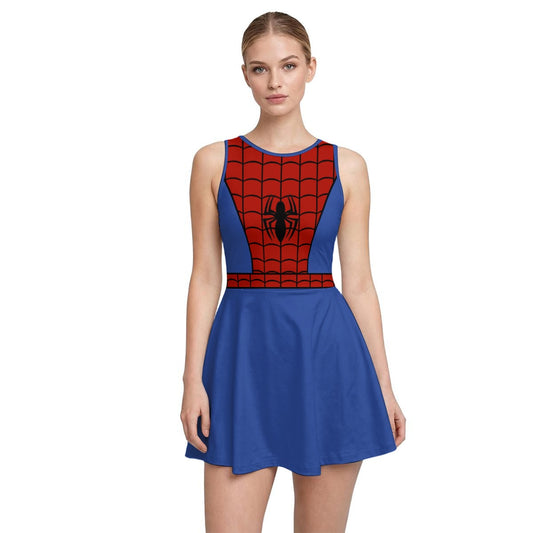 Peter Inspired Sleeveless Athletic Dress with attached shorts