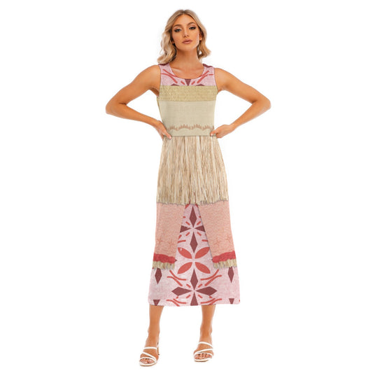 Sina Inspired Sleeveless Maxi Dress