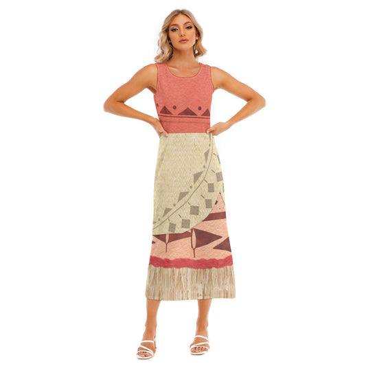 Grandma Tala Inspired Sleeveless Maxi Dress