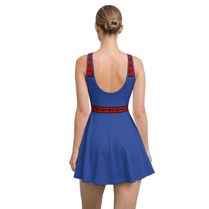 Peter Inspired Sleeveless Athletic Dress with attached shorts