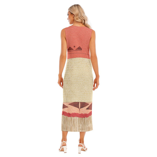 Grandma Tala Inspired Sleeveless Maxi Dress
