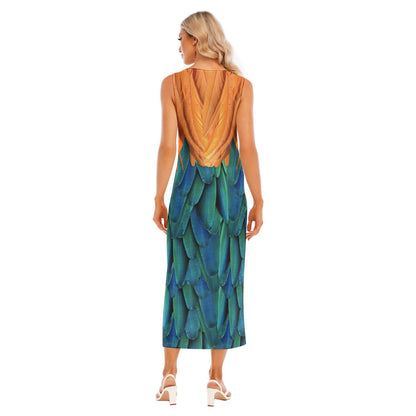 Heihei Inspired Sleeveless Maxi Dress