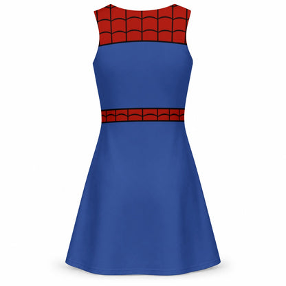 Peter Inspired Sleeveless Flare Dress