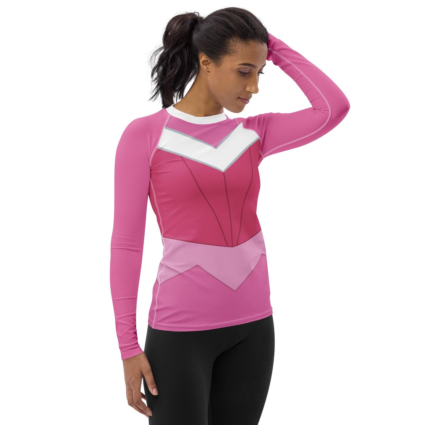 RUSH ORDER: Pink Aurora Inspired ATHLETIC Long Sleeve