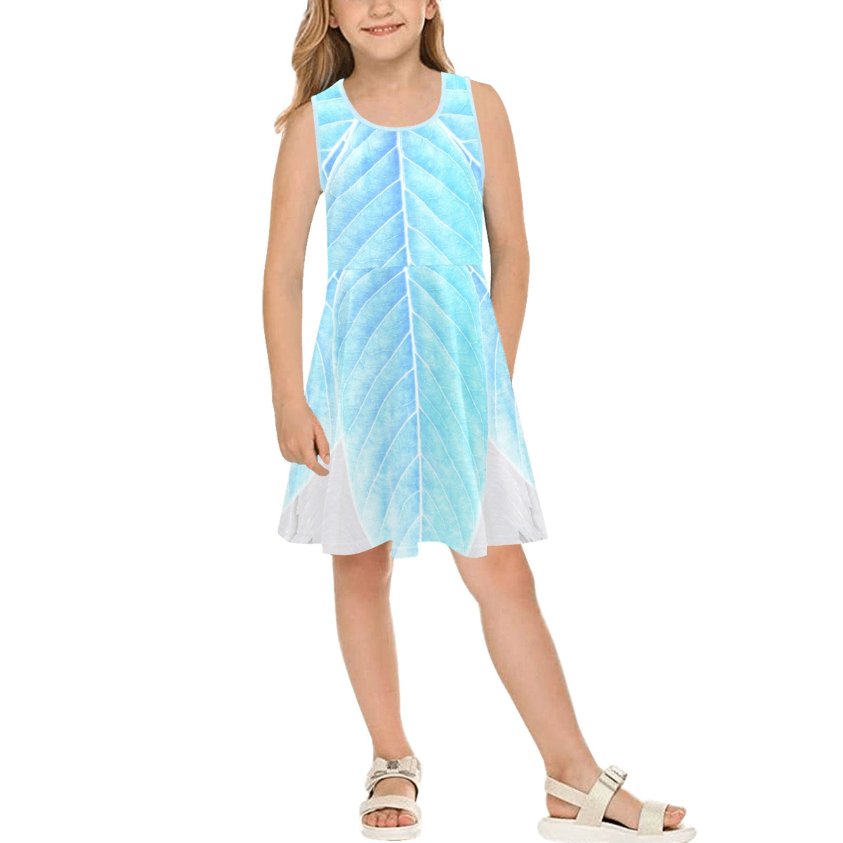 Kid's Periwinkle Inspired Skater Dress