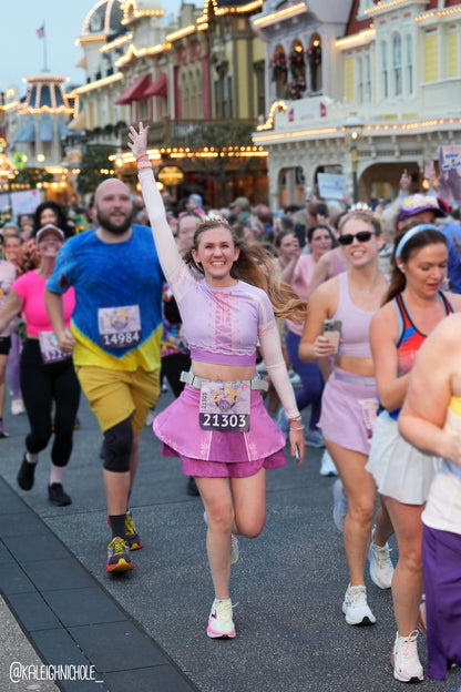 Rapunzel Inspired Ruffle Sport Skirt