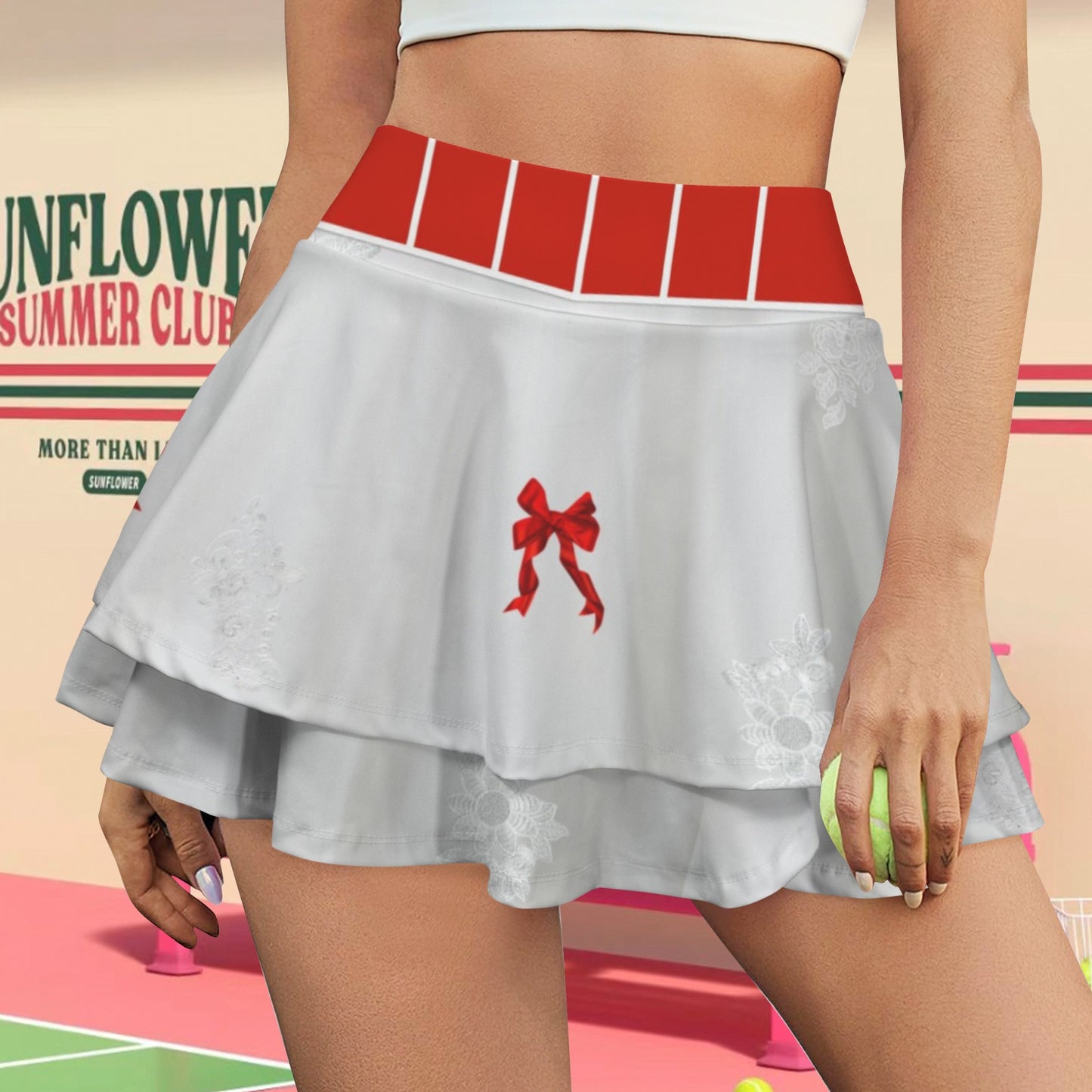 Mary Poppins Inspired Ruffle Sport Skirt