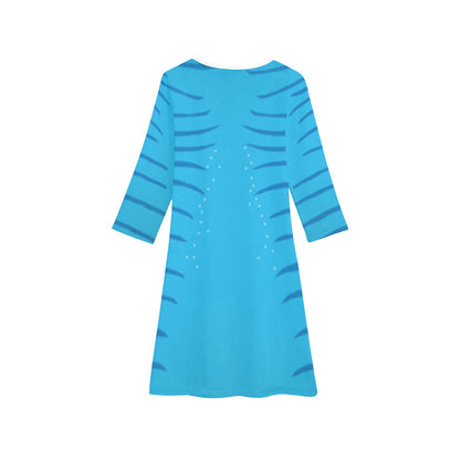 Kid's Avatar Inspired Long Sleeve Dress