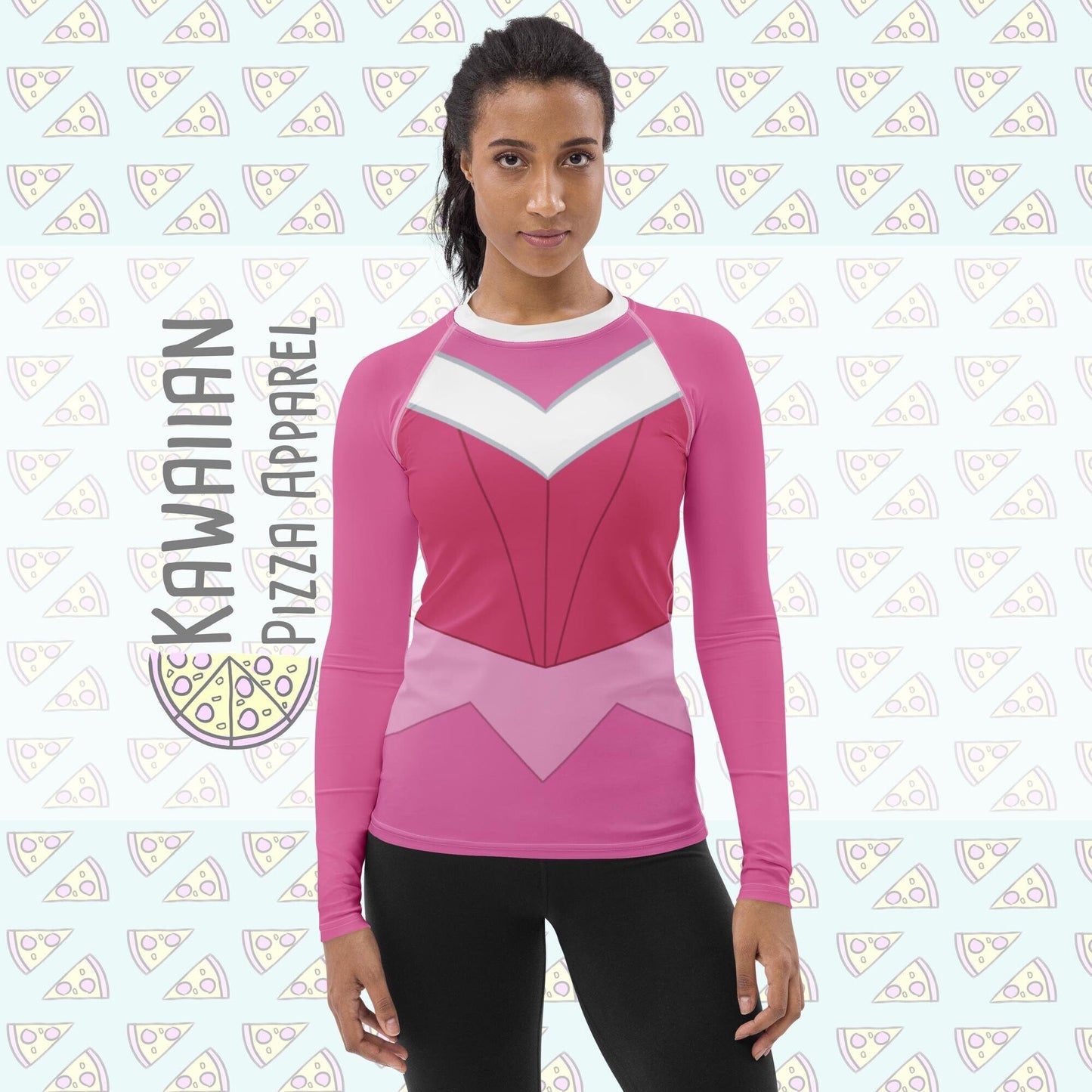 RUSH ORDER: Pink Aurora Inspired ATHLETIC Long Sleeve