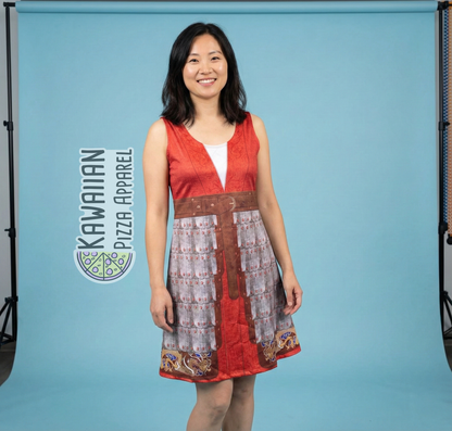 Mulan Live Action Inspired Sleeveless Flare Dress