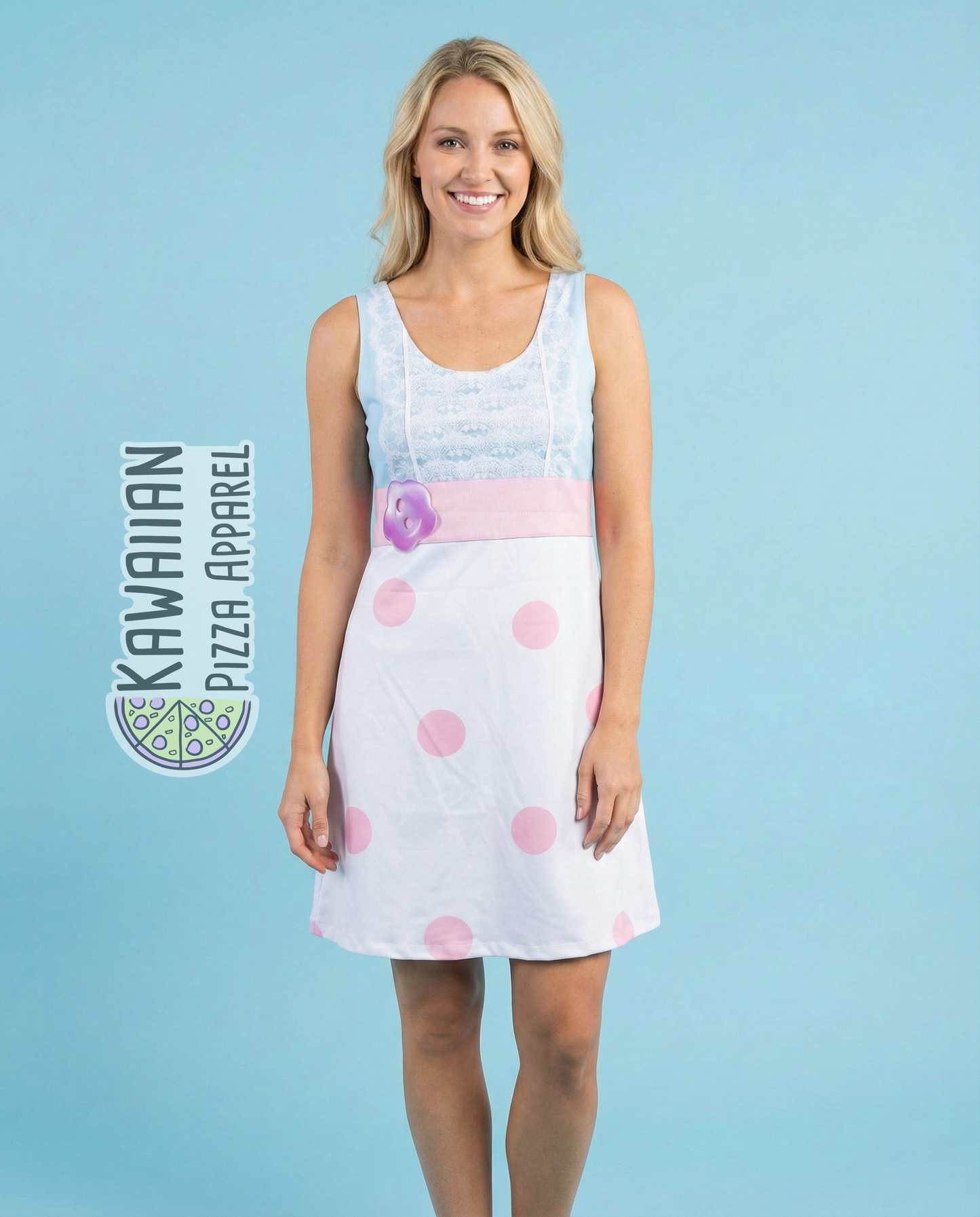 Bo Peep Inspired Sleeveless Flare Dress