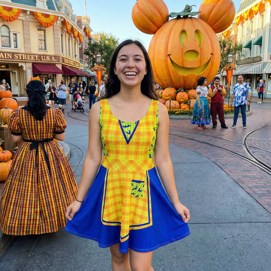 Not So Scary Halloween Cast Member Inspired Skater Dress