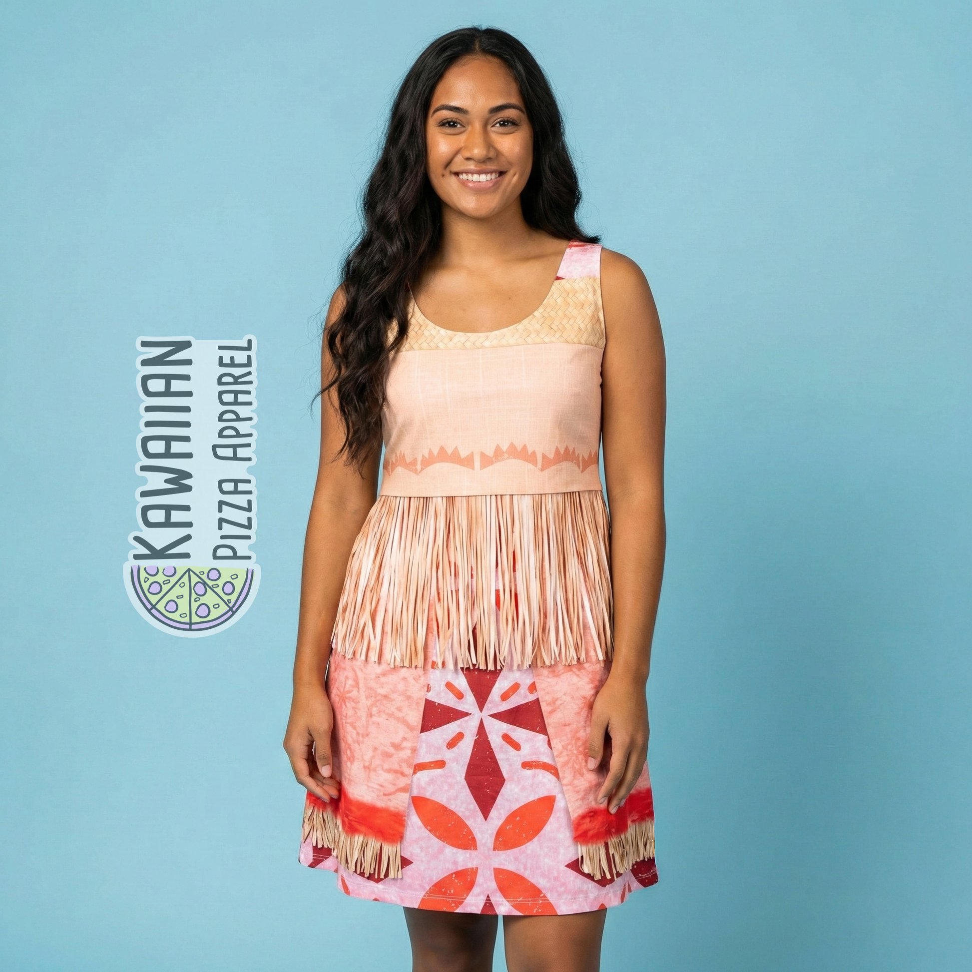Sina Inspired Sleeveless Flare Dress – Kawaiian Pizza Apparel