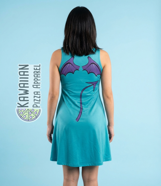 Panic  Inspired Sleeveless Flare Dress