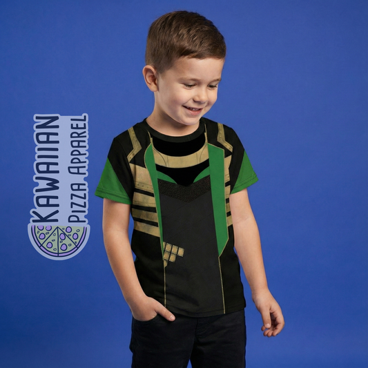 Kid's Loki Thor Inspired Short Sleeve Shirt