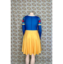 Snow White Inspired Long Sleeve Skater Dress