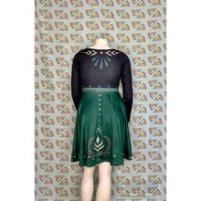 Queen Anna Frozen 2 Inspired Long Sleeve Skater Dress