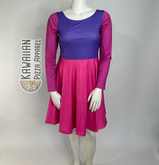 Madam Mim Inspired Long Sleeve Skater Dress