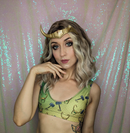 Loki Inspired Recycled High-Waisted Bikini