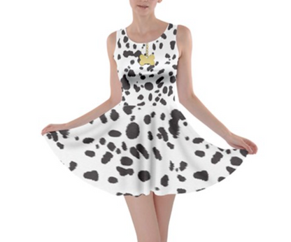 Dalmatian Inspired Skater Dress