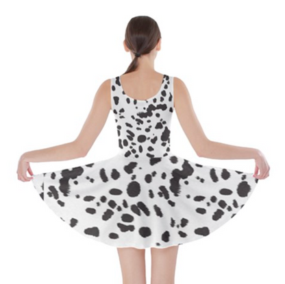 Dalmatian Inspired Skater Dress