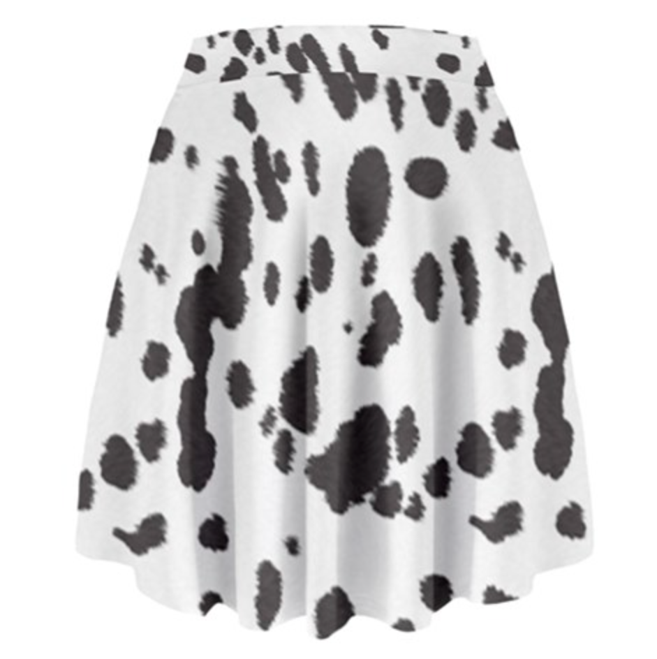 Dalmatian Inspired High Waisted Skirt