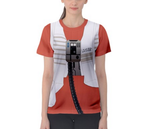 RUSH ORDER: Women's Poe Dameron Rebel Pilot Inspired ATHLETIC Shirt